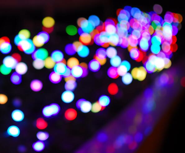 色彩斑斓的LED灯 色彩斑斓的LED灯